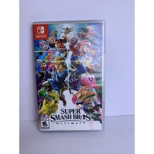 Authentic Box Case ONLY Replacement Nintendo Switch Super Smash Bros Ultimate